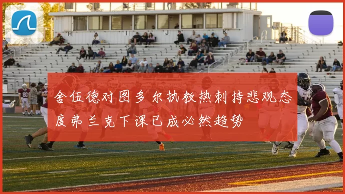 舍伍德对图多尔执教热刺持悲观态度弗兰克下课已成必然趋势
